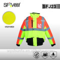 ANSI/ISEA safety clothing 100% polyester waterproof reflective jacket